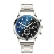 Donyewiu Men's 24cm Sport Silicone Digital Wristwatch, Black and Blue, (Gbd800-1b)